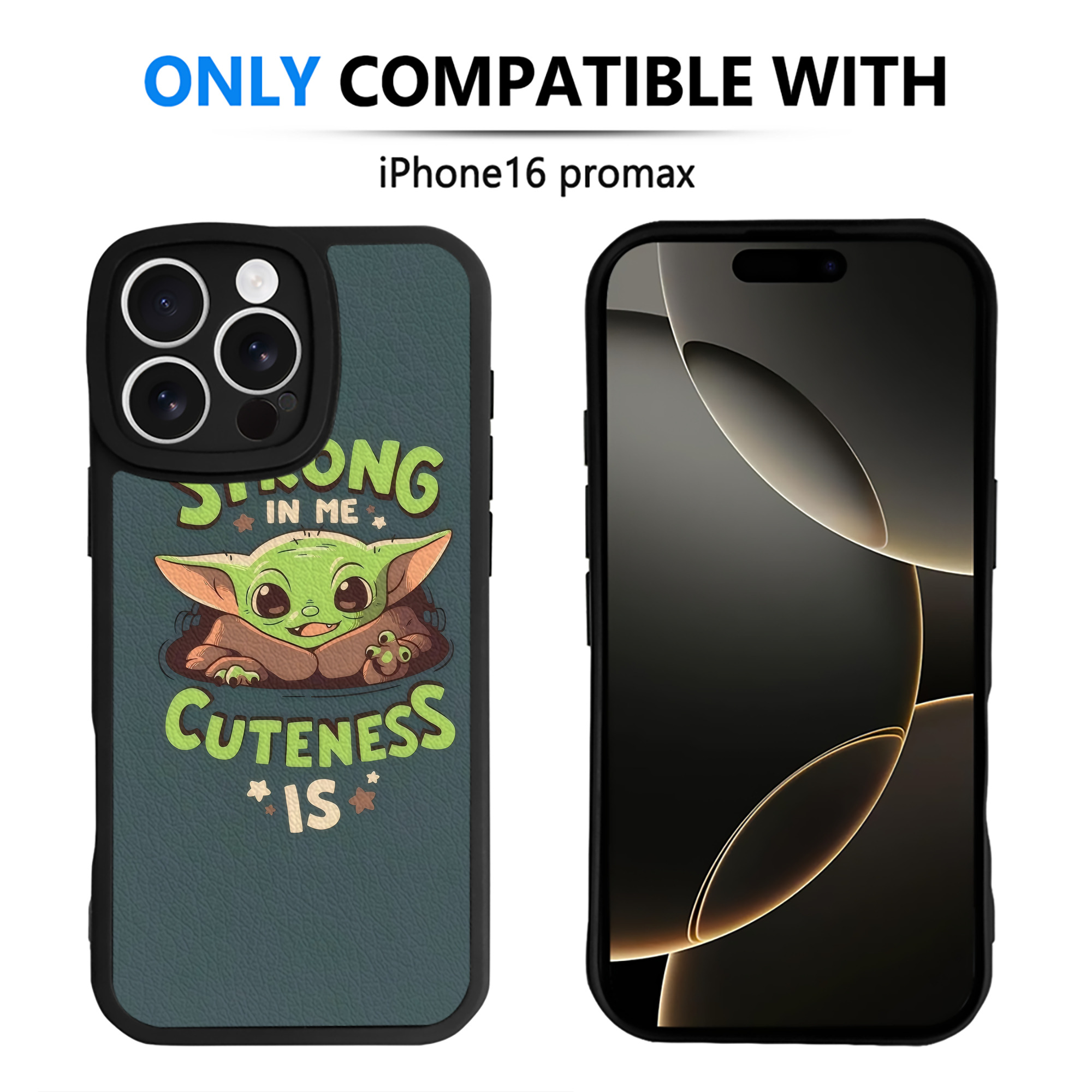 （画像用） スター・ウォーズ Star Wars 【iPhone 16シリーズ対応】シリコンスマホケース（レザー調） 材質：シリコン